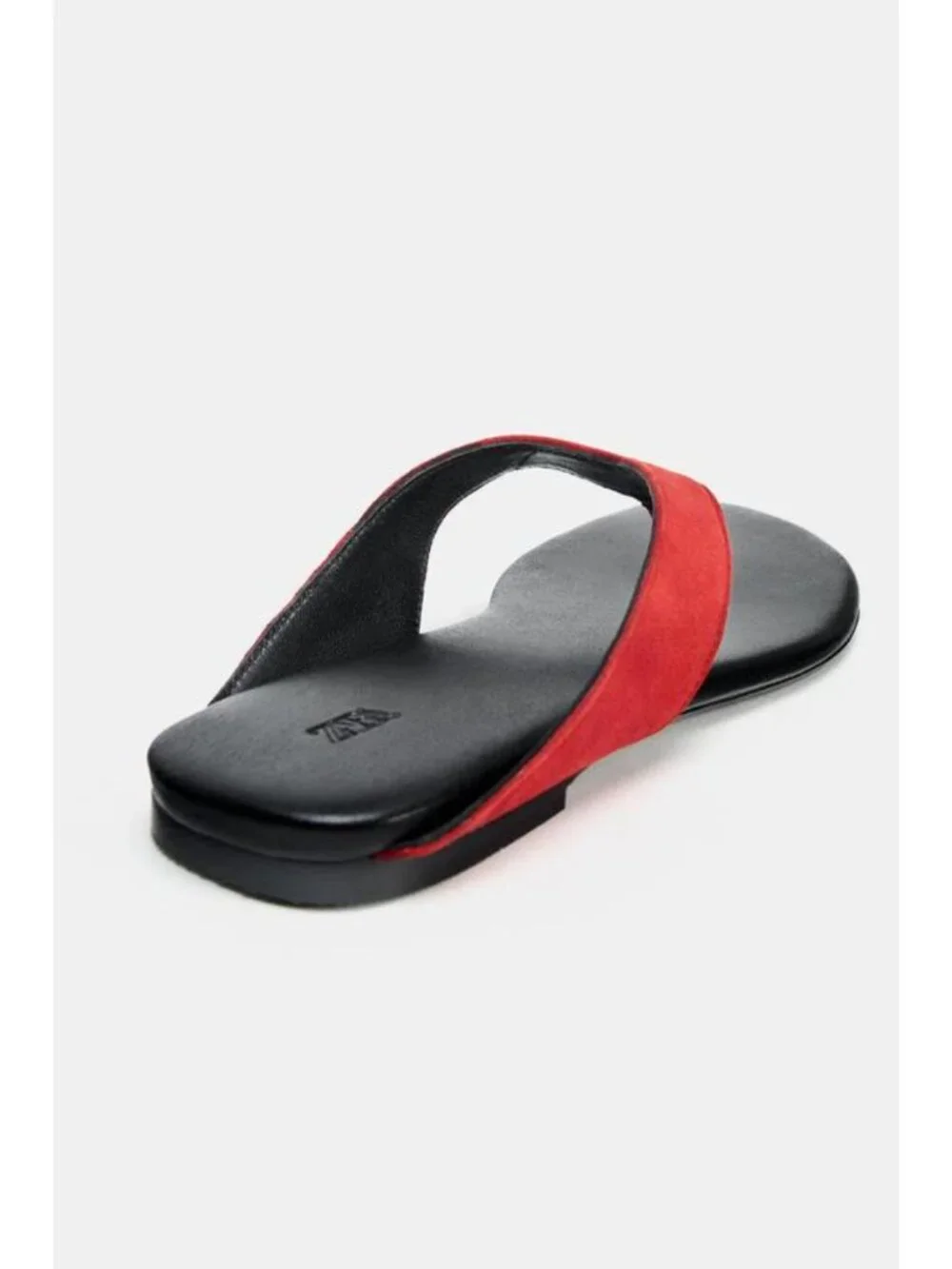 ZARA FLAT LEATHER SANDALS - Picture 6 of 6